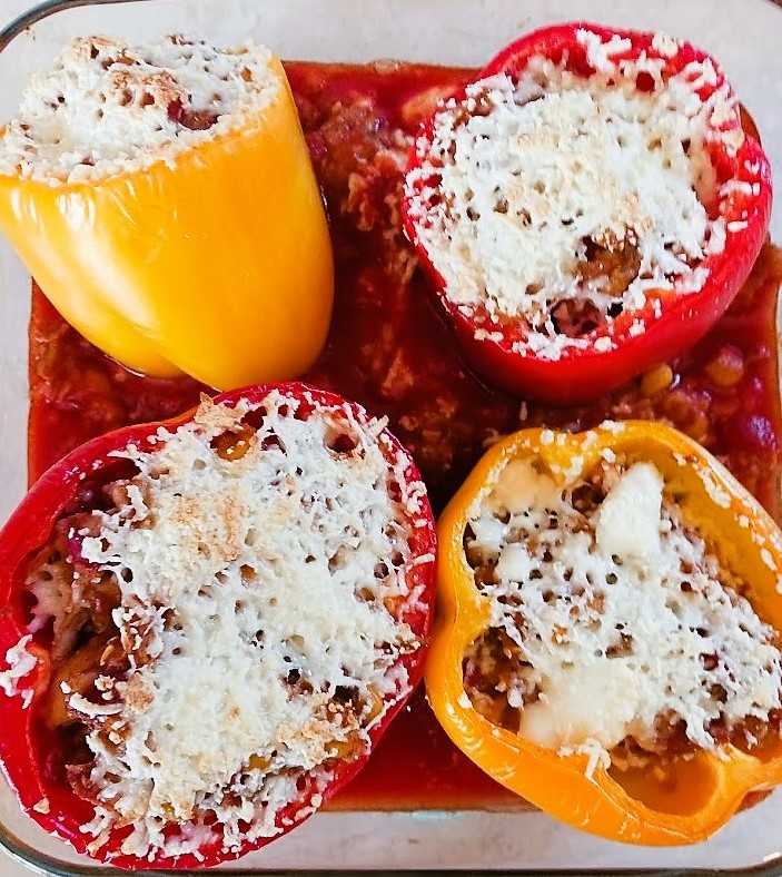 Southwest Stuffed Peppers - Cooking Up Tradition